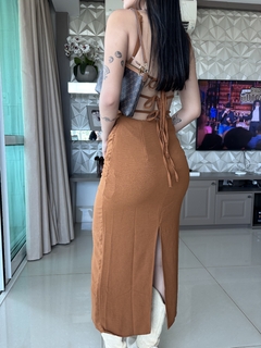 Imagem do Vestido agnes marrom