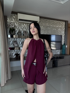conjunto serena marsala - Dameda