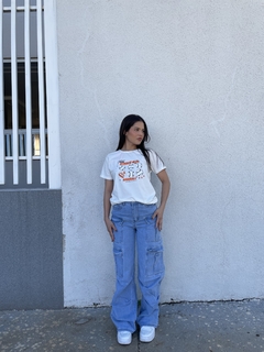 Imagem do Calça jeans wide leg cargo Pool