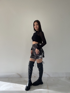 Saia paetê galáxia - Dameda