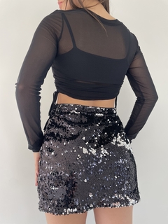 Cropped tule black - Dameda