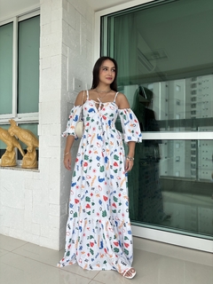 Vestido jucy branco - Dameda