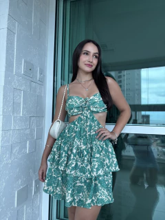 Vestido belina verde - Dameda