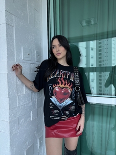 camiseta t-shirt heartfire estonada - loja online