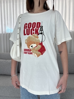 Camiseta t-shirt good luck na internet