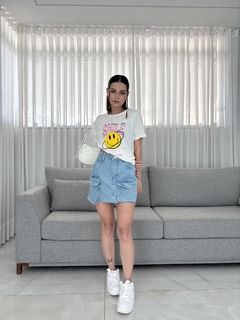 Camiseta t-shirt smile - loja online
