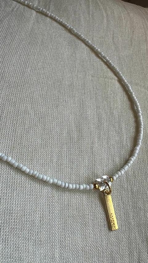 choker white gold - comprar online