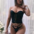 Espartilho Sexy Tomara Que Caia com Detalhe em Couro e Ilhos
