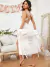 Camisola com robe branco - comprar online