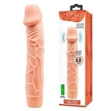 Protese realistica (19x4,3 cm) com vibrador interno - Linha Essence