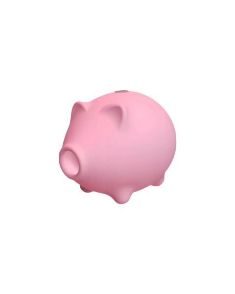 Vibrador clitoriano por succao em formato de porquinho - comprar online