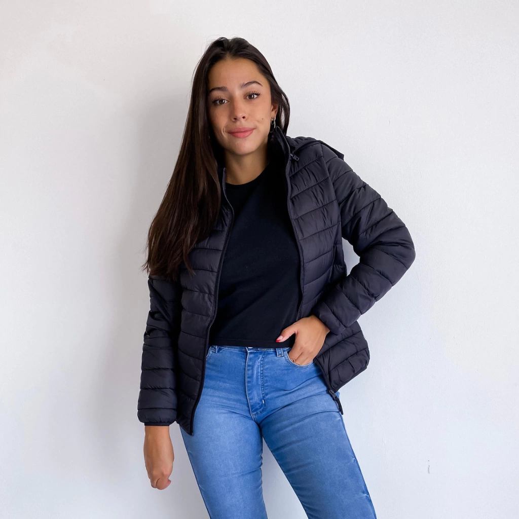 Campera Mujer Inflada Impermeable Art. 2960
