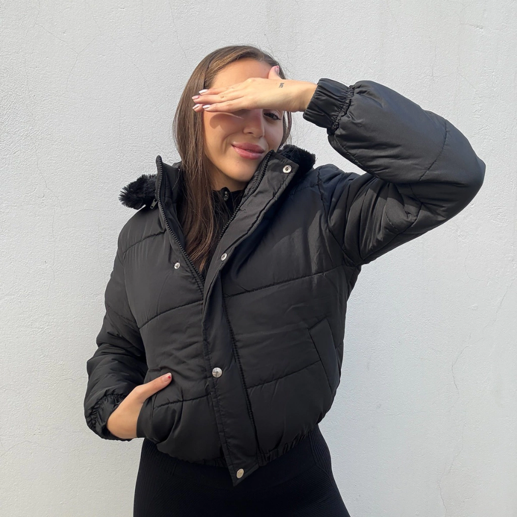 Puffer Campera Mujer Con Piel Interior