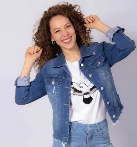 Campera Jean Mujer