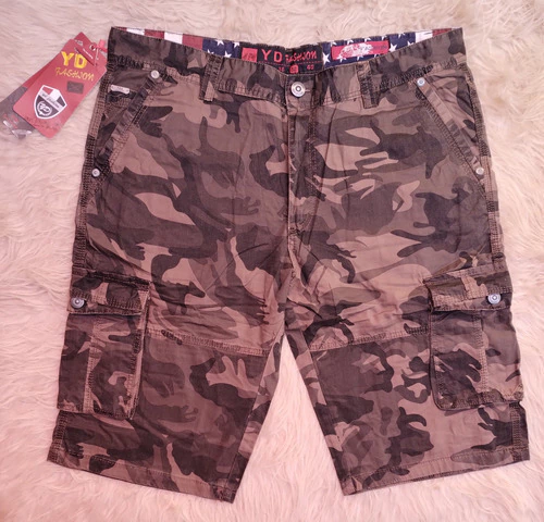 Bermuda Yd Cargo Hombre Camuflada Importada Art. 840