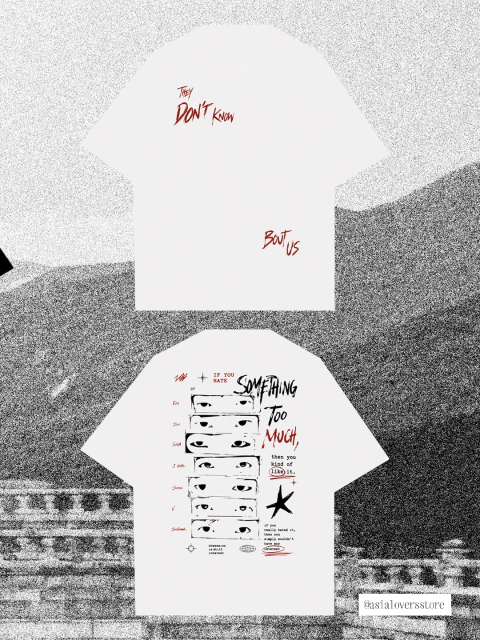 T-SHIRT BTS - THEY DON'T KNOW 'BOUT US - 25 DIAS ÚTEIS PARA O ENVIO