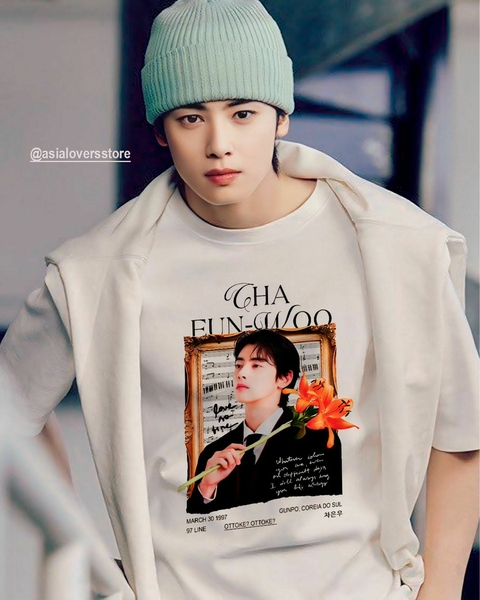 T-SHIRT - CHA EUN WOO - ROMANTIC
