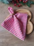 Guardanapo de Tecido Xadrez Vermelho - comprar online