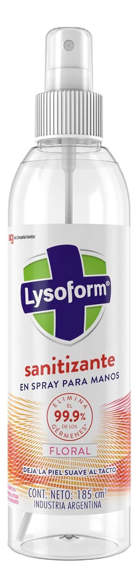 Lysoform Sanitizante Spray Floral 185 Ml - Discontinuo
