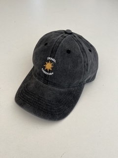 Gorra SOL negro washed