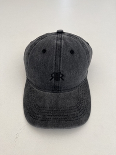 Gorra RTR negro washed - TRAMA CORDOBA