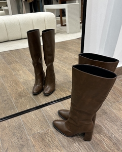 Imagem do BOTA JADE CANO LONGO MARROM