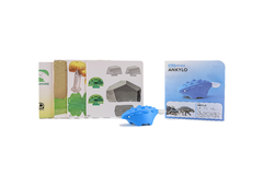 Halftoys Dinosaurio Playset 16cm Anquilosaurio+ Diorama Muñeco encastre iman - tienda online