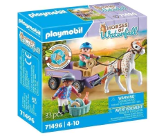 Playmobil Horses of Waterfall 71496 - Carruaje con Poni 2 Figuras