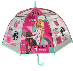 Paraguas Lluvia niños Impermeable Plastico Barbie - comprar online