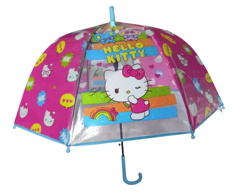 Lluvia Desplegable Infantil Paraguas Hello Kitty 20133