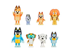 Bluey 17199 - Pack x 8 figuras articuladas - comprar online