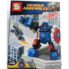 Super Heroes SY 361 Avengers Capitan America Hulk Viuda Negra - comprar online