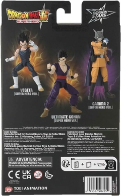 Dragon Ball - Figura Articulada Bandai 17cm 40725 -Ultimate Gohan Dragon Stars - All4Toys