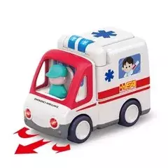 Hola Baby 65213 Playset Ambulancia Luz y Musica - Juguete bebé en internet
