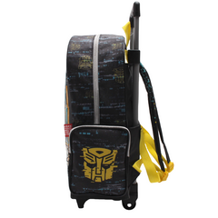 Mochila Escolar Wabro 66463 Transformers Carro 16" Gamer Optimus/Bumblebee