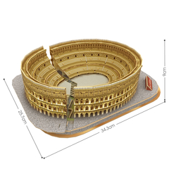 Cubic Fun Rompe 3D 67341 National Geographic El Coliseo Romano 131 Piezas - comprar online