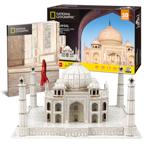 Cubic Fun Rompe 3D 67360 National Geographic Taj Mahal India 87 Piezas