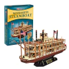 Cubic Fun Rompe 3D 67394 Barco Buque de Vapor Mississippi 142 Piezas