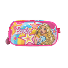 Portalápiz Cartuchera Doble Escolar 71605 Barbie Estrellas 2 cierres