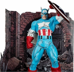 Estatua - MC Farlane 23cm Marvel Collection Capitan America 14772 - All4Toys