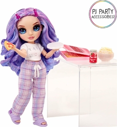 Rainbow High 120360 Muñeca Junior High Pj Party Fashion Violet en internet
