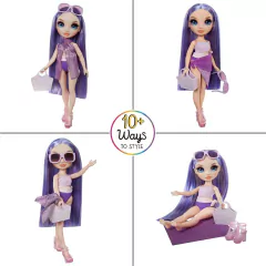 Rainbow High 120377 Muñeca Serie Swim & Style Fashion Violet - All4Toys