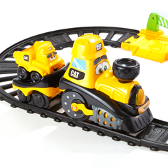 Cat Construccion Tren Y Pista Power Con Luz Y Sonido 82489 - All4Toys