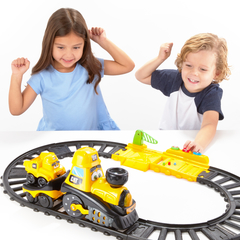 Imagen de Cat Construccion Tren Y Pista Power Con Luz Y Sonido 82489