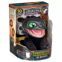 Puppetronic 59175 Real Fx How to Train your Dragon - Toothless Chimuelo 25cm - tienda online