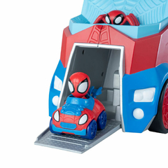 Spidey Y Sus Sorprendentes Amigos Vehículo Web Camion con Luz y Sonido + 2 Personajes incluidos en internet