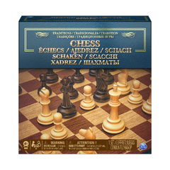 Juego Mesa: Ajedrez Piezas Madera SpinMaster 98367C