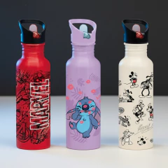 Bazar Marvel 1382 Botella Grande Vegas Slipper Aluminio 800ml - All4Toys