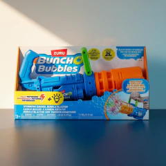 Zuru Bunch o Bubbles 7962 Lanzador Gatling con Motor + LED Burbujas 30mil x min