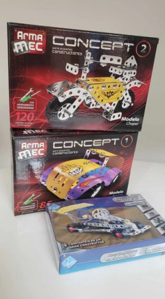 Simil Mecano - ARMAMEC Avion 3 Modelos 155 Pz en internet